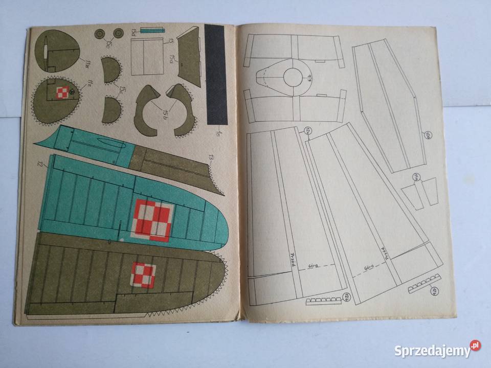 Mały Modelarz 11982 Samolot liniowy i bombowy Dąbrowa Górnicza sprzedam