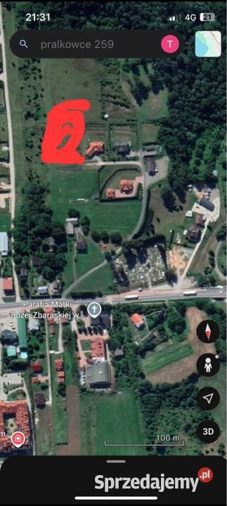 Dzialka budowlana Prałkowce Przemyśl 018ha Sprzedaż