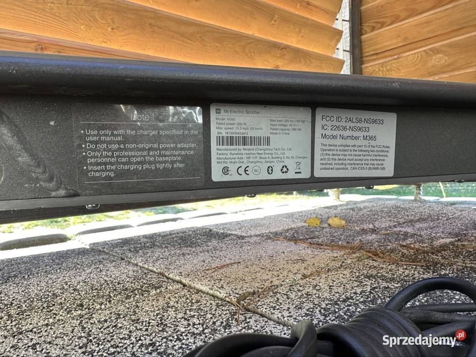 Hulajnoga elektryczna Xiaomi Mi M365 2 sztuki łódzkie Poddębice sprzedam