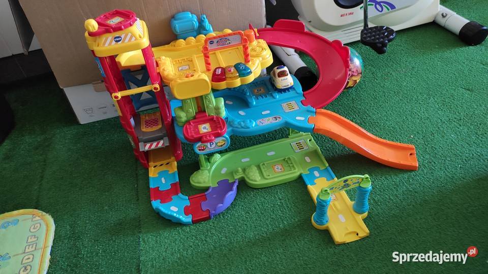 Vtech mega zestaw tory policja parking itp VTech Zabawki