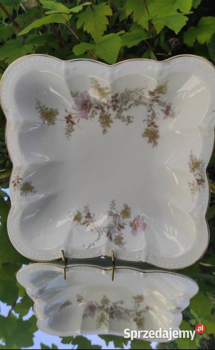SECESYJNA PORCELANOWA SALATERKA MISA PATERA Pabianice