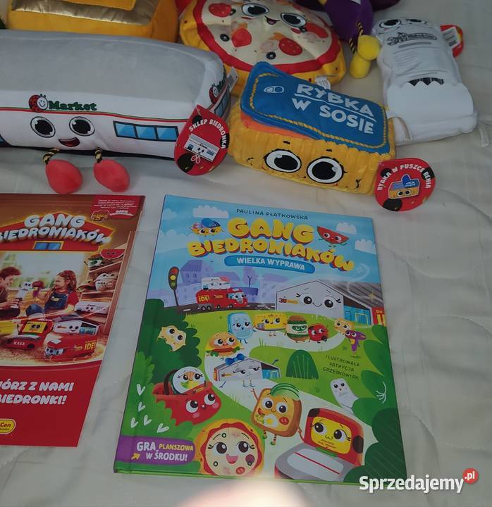 Gang Biedroniaków 12 pluszaków 2 książeczki uh Maskotki sprzedam