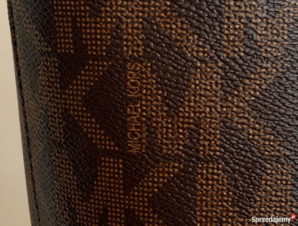 TOREBKA MICHAEL KORS SZOPERKA MK MONOGRAM brązowy/beżowy Bydgoszcz