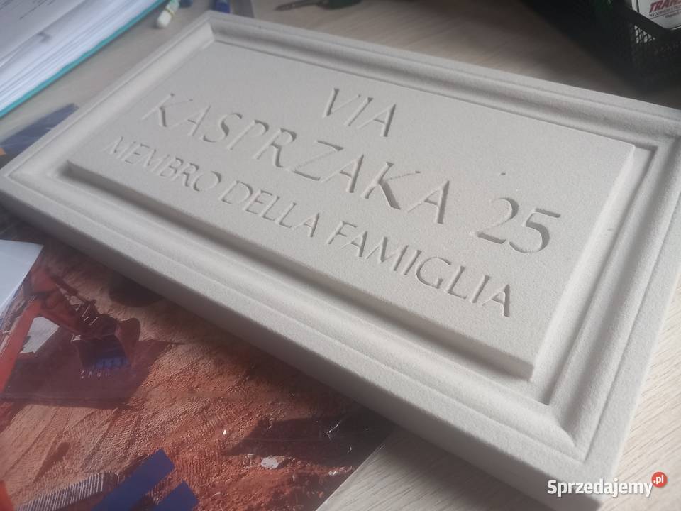 Tablice adresowe z piaskowca naturalnego tablice Szydłowiec
