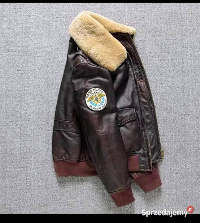 Kurtka ze skóry naturalnej kultowa Top Gun Warszawa