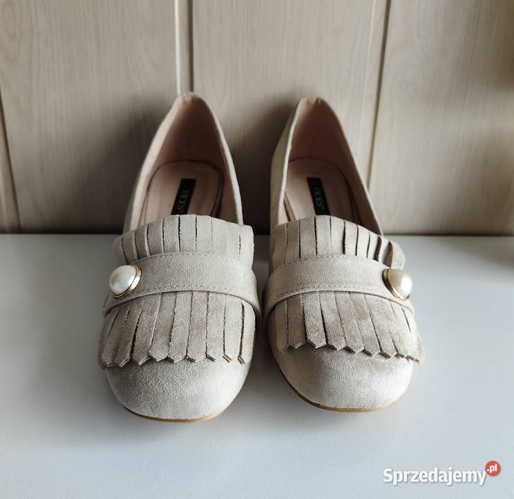 Nowe buty Vices 39 bezowe na obcasie półbuty zachodniopomorskie Szczecin