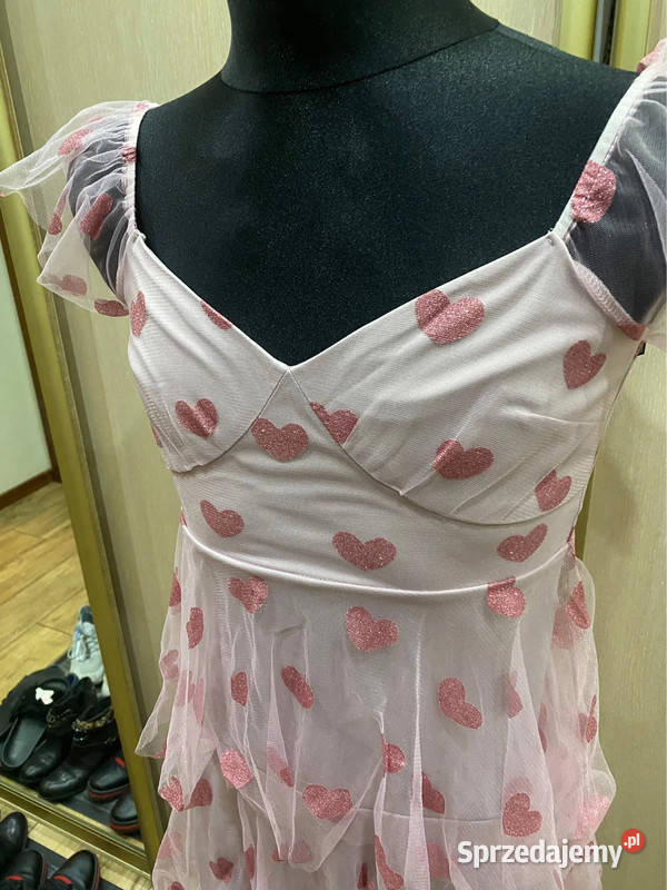 Sukieneczka damska w serduszka rozmiar M Spódnice i sukienki mazowieckie Warszawa