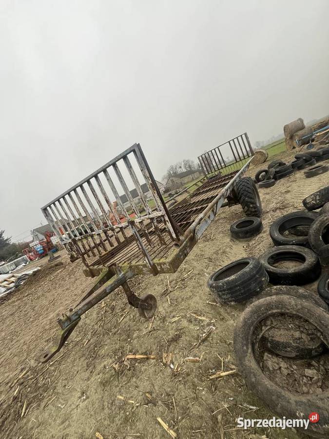 Lawetaplatforma przyczepa do bel słomy kujawsko-pomorskie Aleksandrów Kujawski