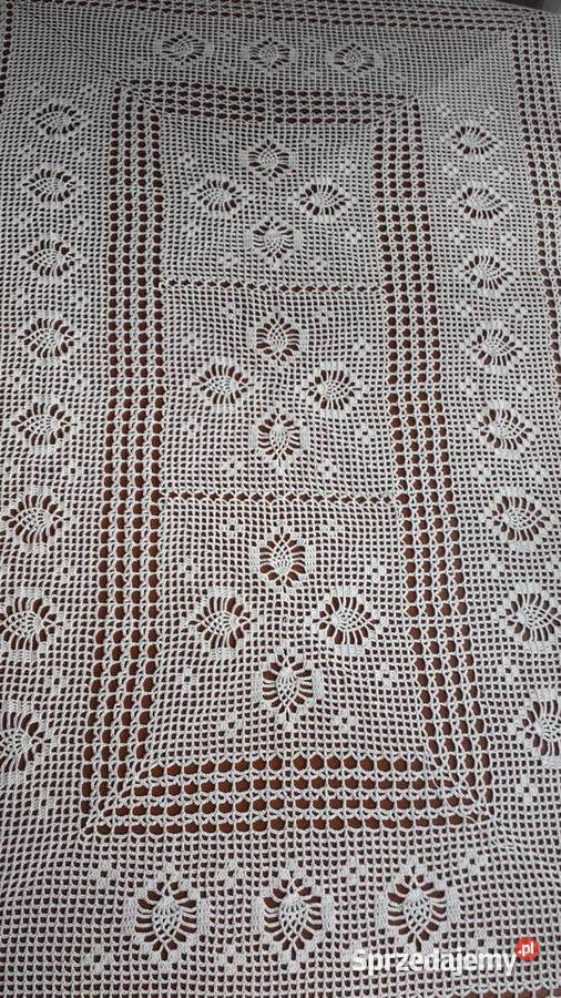 Obrus serweta na szydełku biały Warszawa