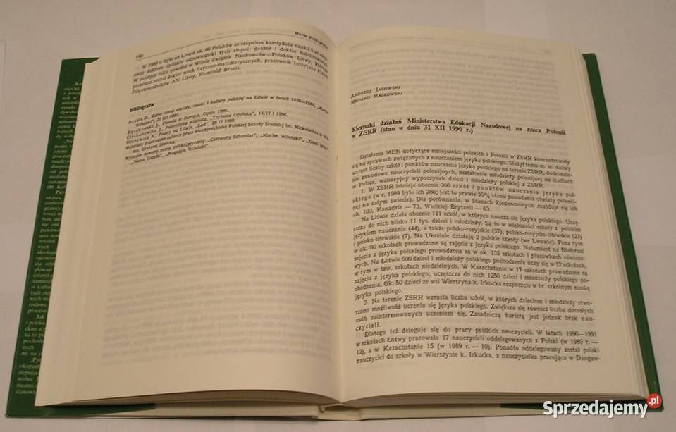 MNIEJSZOŚCI POLSKIE I POLONIA W ZSRR 1992 Łódź