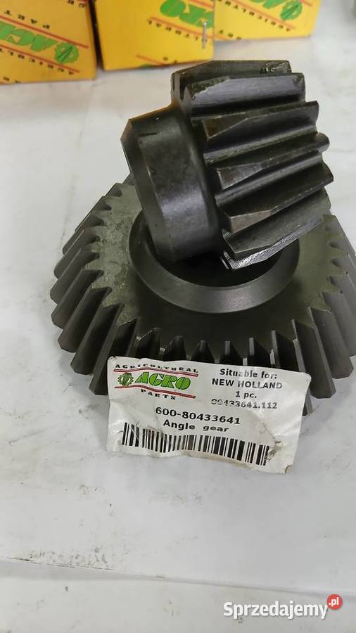 Zębatka kątowa przekładni Holland 80433640 Do kombajnów Radomsko