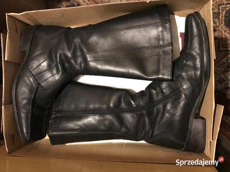 Buty kozaki Fenuzzi by Bober r 37 skóra Kielce