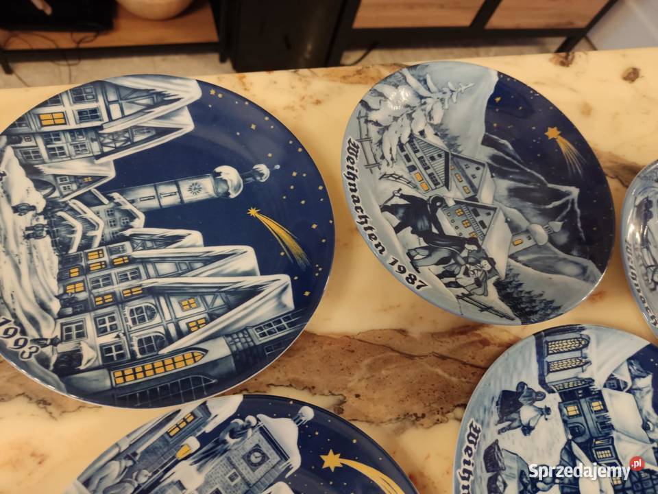 kolekcja talerzy zawieszek sygnowane na święta Gorzów Wielkopolski