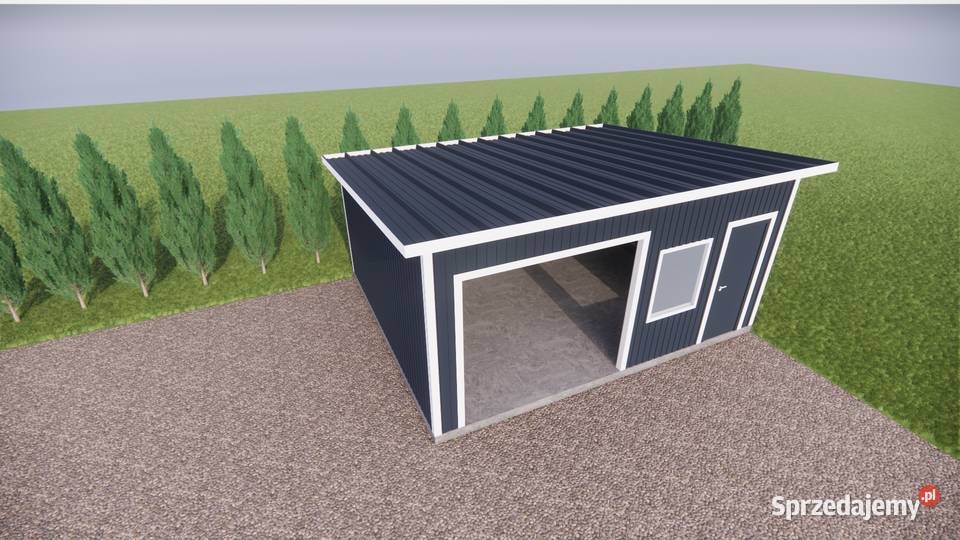 Dwustanowiskowy garaż warsztat konstrukcja wiata Nowy Sącz