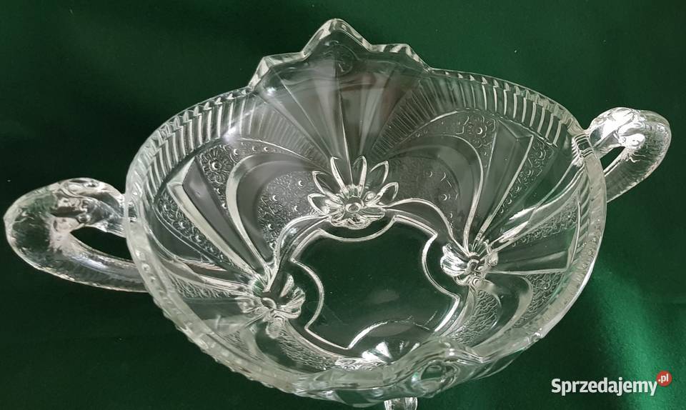 Żardiniera Huta Hortensja szkło bezbarwne Wyposażenie wnętrz Łódź