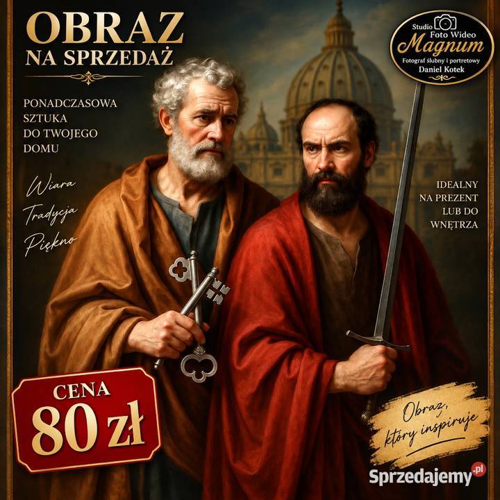 Obraz przedstawia świętych apostołów Piotra i Lublin sprzedam