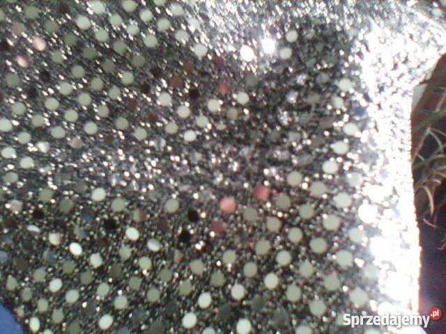 nowa srebrna bluzka wieczorowa Sylwestrowa łódzkie Łódź