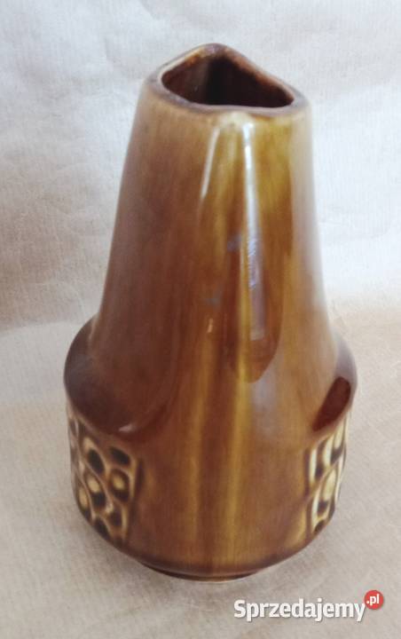 Wazonik porcelitowy Mirostowice wzór W113 odcienie brązowego Legionowo