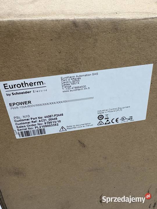 Eurotherm EPOWER PWR100A 600V XXX XXX XXX XXX XX Warszawa
