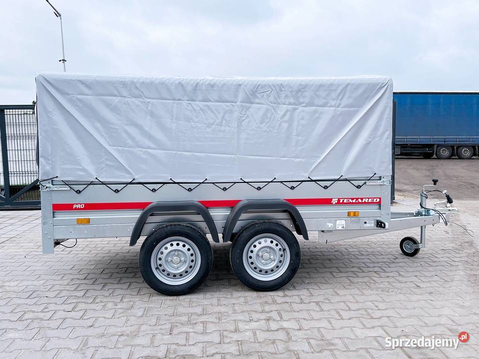 TEMARED PRO 26122 przyczepa z plandeką 80 DMC burtowe Włocławek