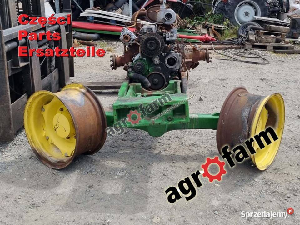 John Deere 5100M części silnik skrzynia biegów Pozostałe Byków