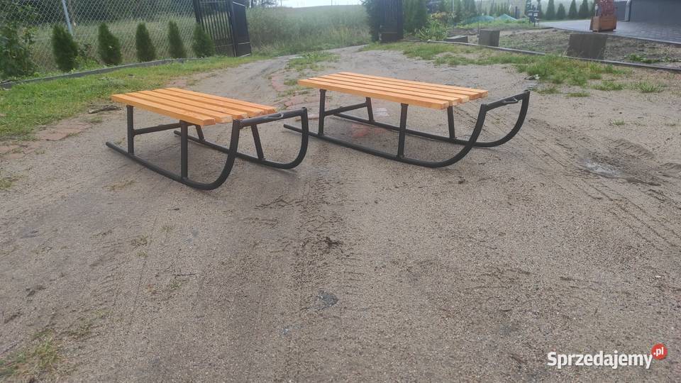 Sanki metalowe mocne Nowe spawane sznurek Morąg