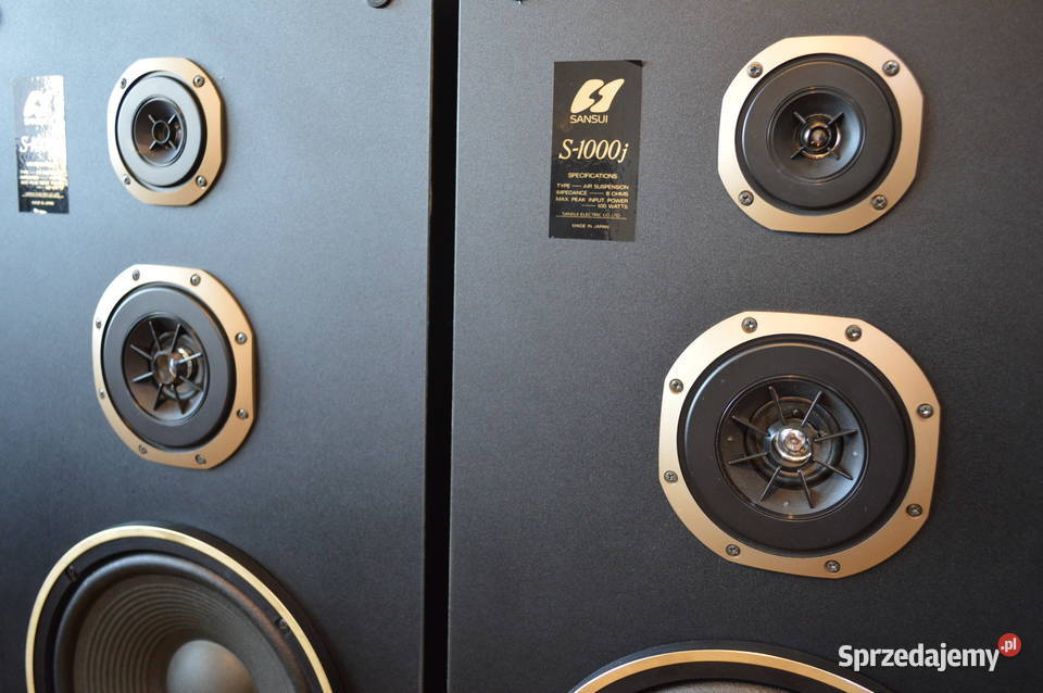 Ogromne SANSUI S1000J Piękne Japońskie Vintage Haczów