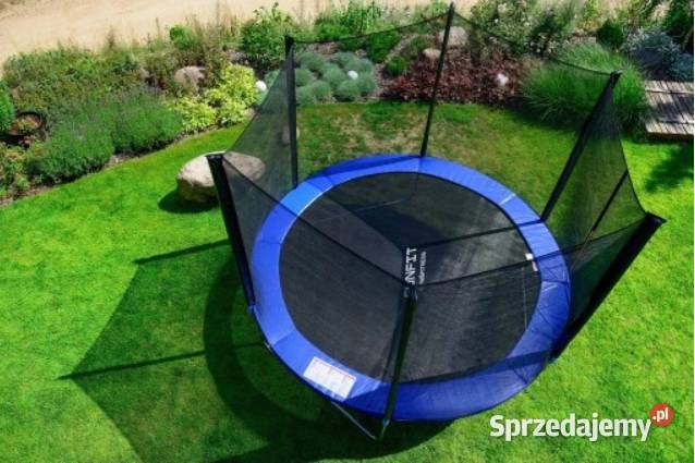 TRAMPOLINA OGRODOWA 252 Z SIATKĄ DRABINKA FUNFIT Łęczyca