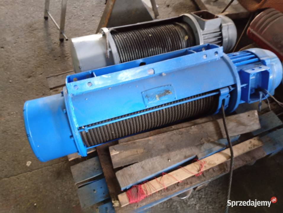 wciągarka balkancar suwnica zblocze linowe wózek Jastrząb