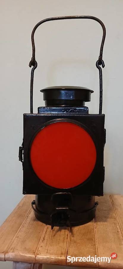 Stara lampa kolejowa sygnalizacyjna