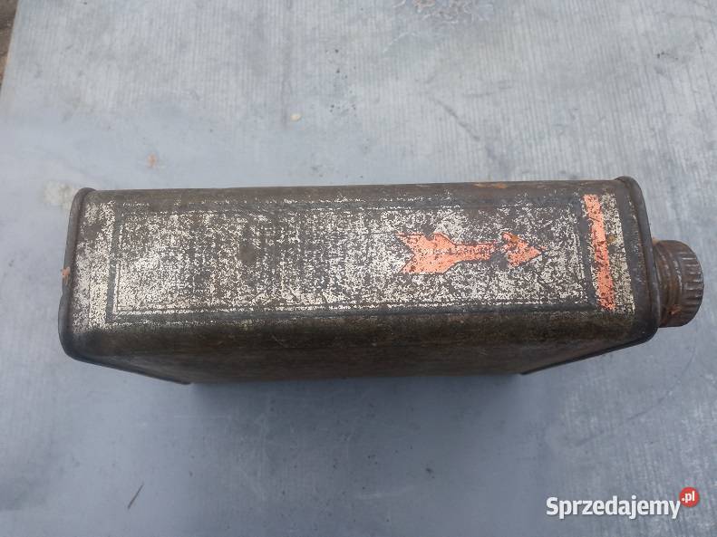 PRL bańka oleju silnikowym Milejewo sprzedam