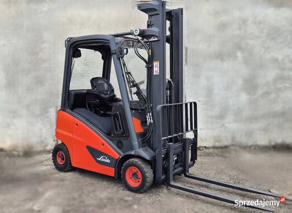 Linde H16 TRIPLEX 545 2019r kabina wózek widłowy Linde Rybnik sprzedam
