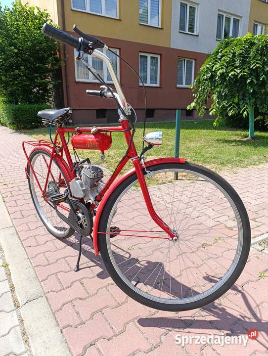 Rower z silnikiem spalinowym zabytkowy Romet Katowice