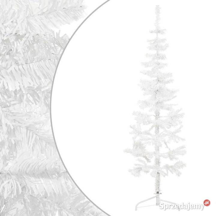 vidaXL Smukła choinka połówka ze stojakiem Warszawa sprzedam