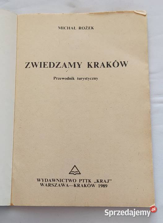 ZWIEDZAMY KRAKÓW Przewodnik turystyczny Michał Hajnówka sprzedam