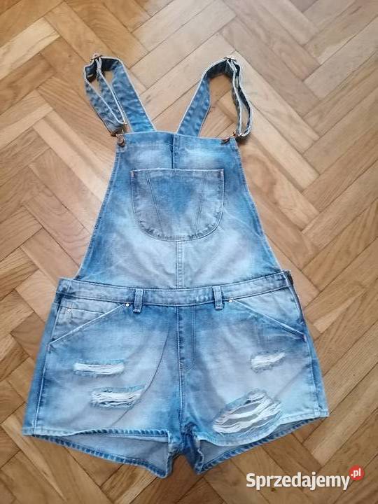 Spodenki na szelkach jeans Gdańsk