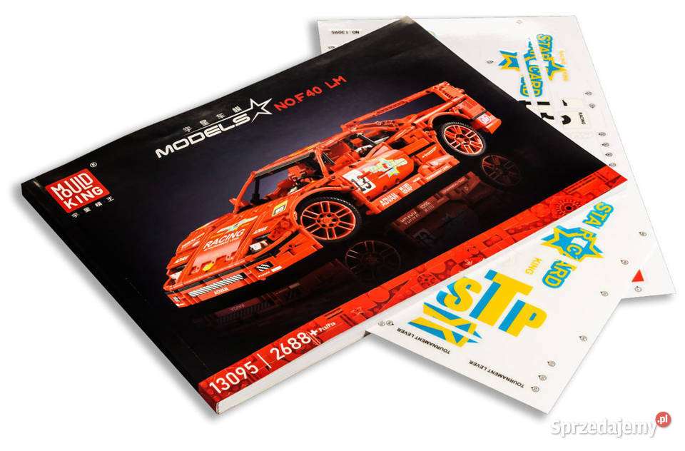 Klocki auto sportowe czerwone 2688 el 110 mazowieckie