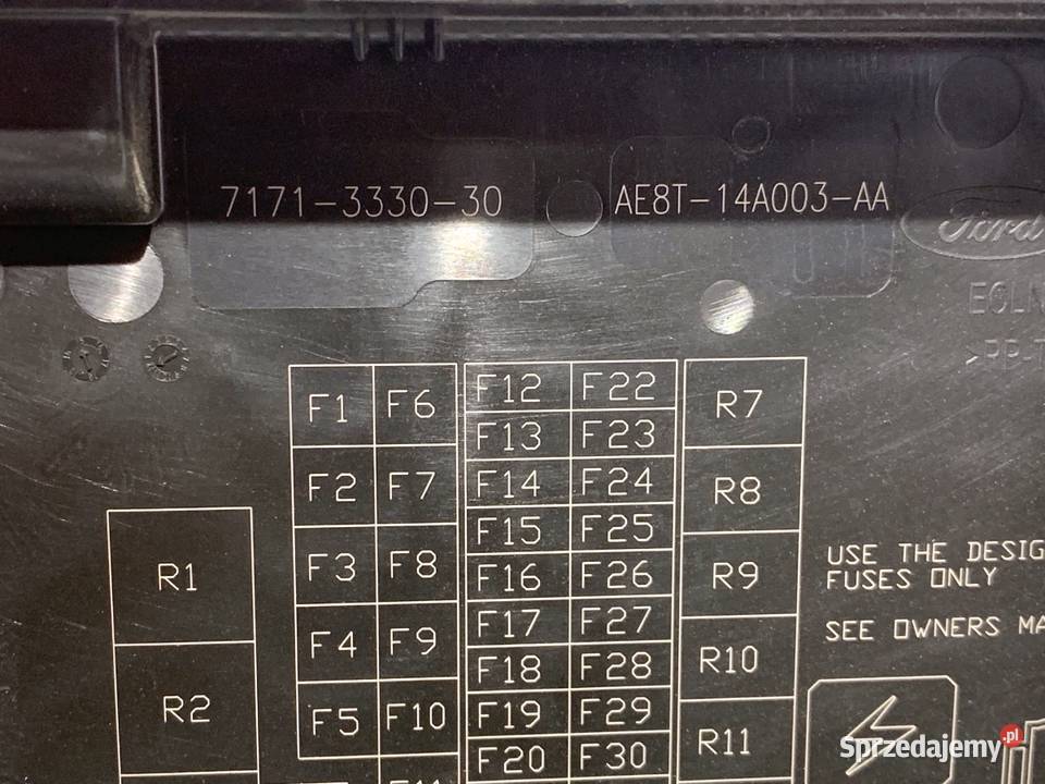 SKRZYNKA BEZPIECZNIKÓW FORD TRANSIT COURIER