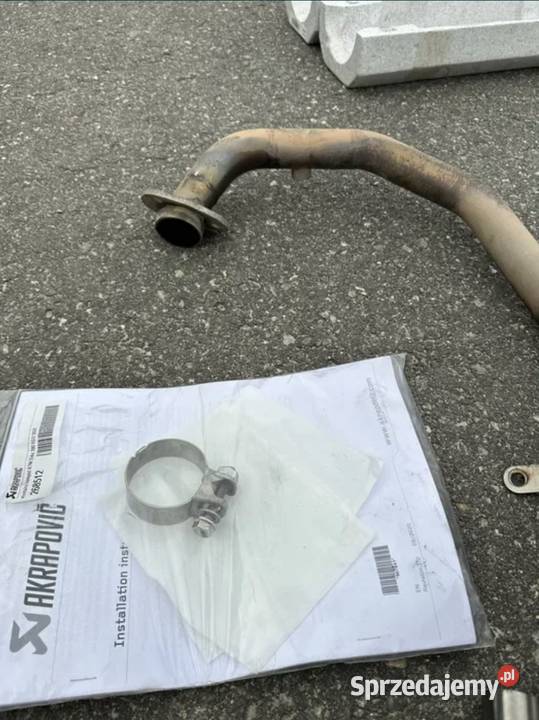 Pełny układ wydechowy akrapovic slip on do ktm