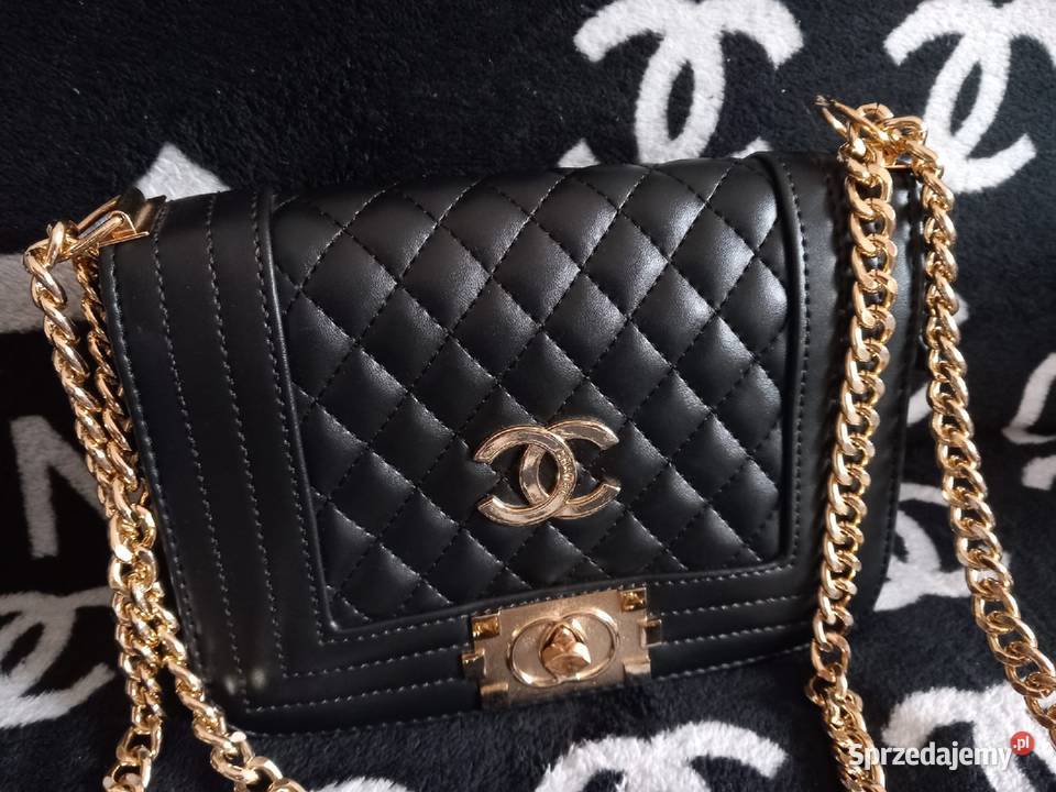 Chanel piękna torebka na ramię czarny sprzedam