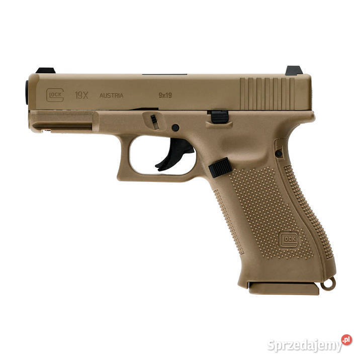 Pistolet wiatrówka Glock 19X 45 mm coyote BB CO2 sprzedam