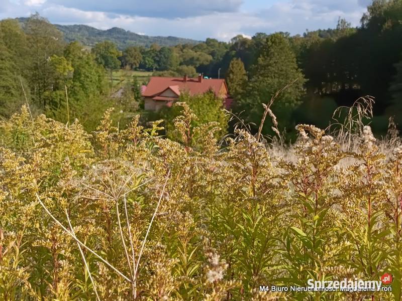 Słoneczna widokowa działka w Jasienicy Rosielnej Jasienica Rosielna