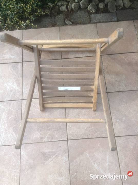 Składane drewniane krzesło ogrodowe tarasowe Dom i Ogród Opole
