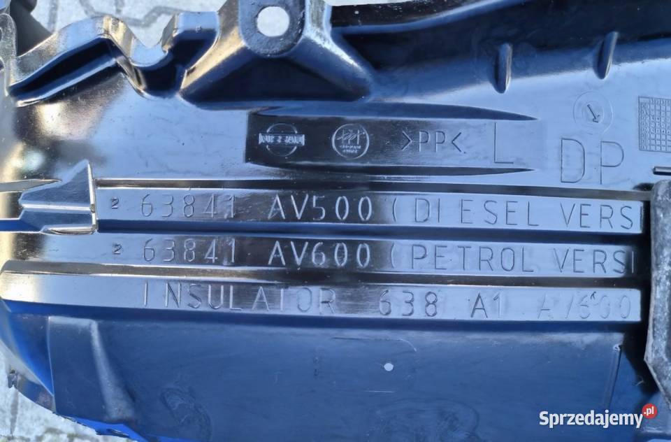 NADKOLE PRZÓD LEWY PRZEDNIE LEWE NISSAN PRIMERA Działoszyce