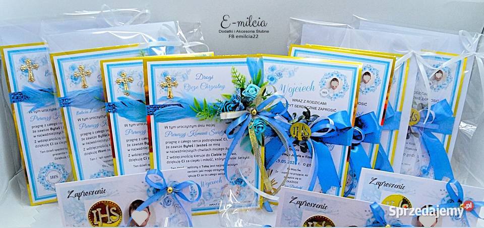 Podziękowania i Zaproszenia Chrzestnych i Zielona Góra