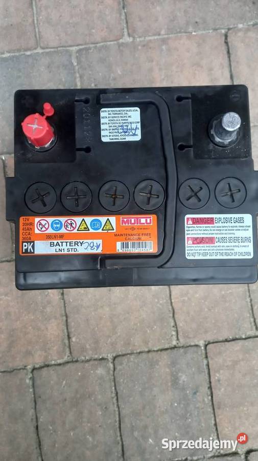 Akumulator Toyota 45 ah 360A Akumulatory Kórnik sprzedam