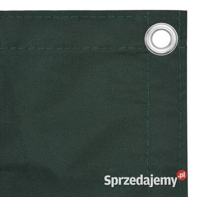 vidaXL Parawan balkonowy ciemnozielony 90x300 mazowieckie