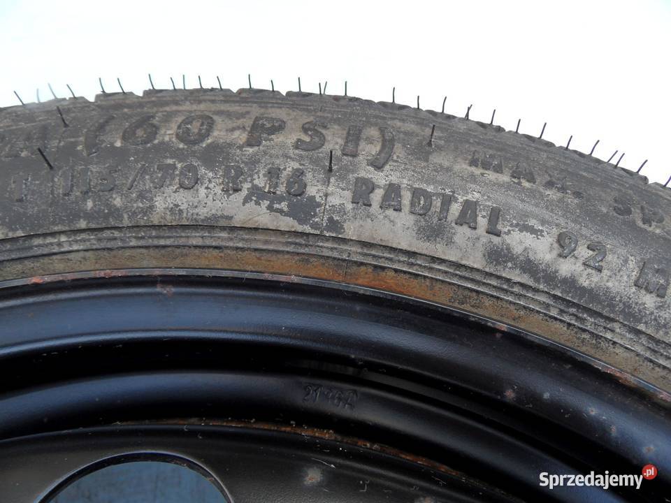 OPEL VECTRA C koło dojazdowe 1157016 92M 5x110