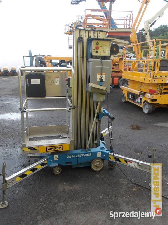 Podnośnik koszowy masztowy GENIE AWP30S 230 V AC Pleszew