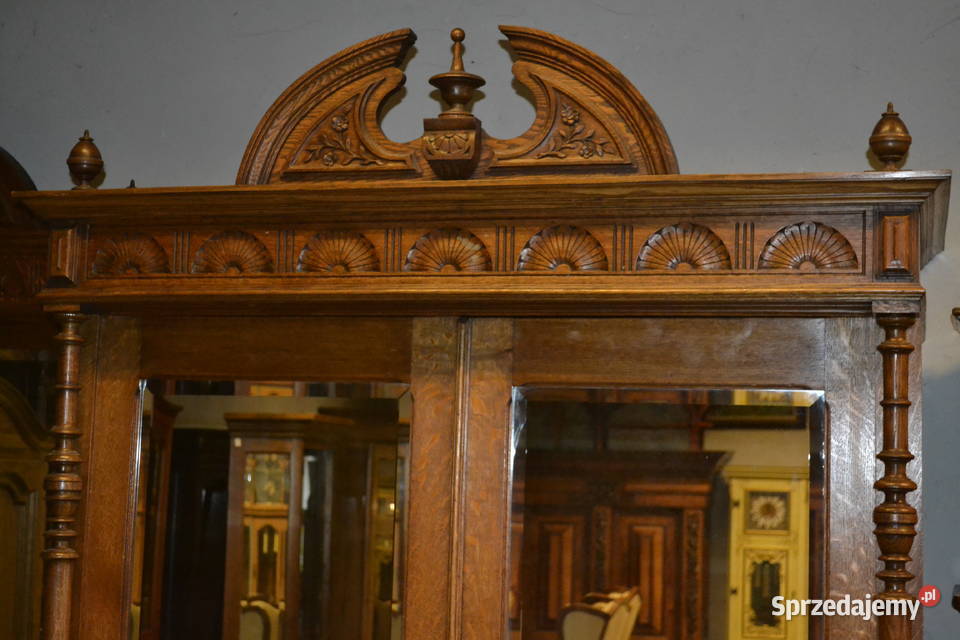 szafa neorenesansowa 1900 dąb Będzin